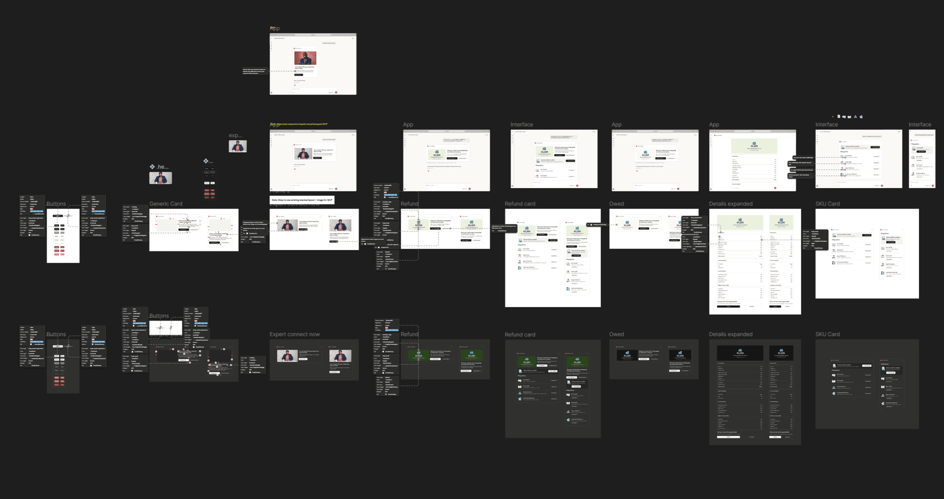 Full design delivery — component specifications and screen flows across both AI platforms