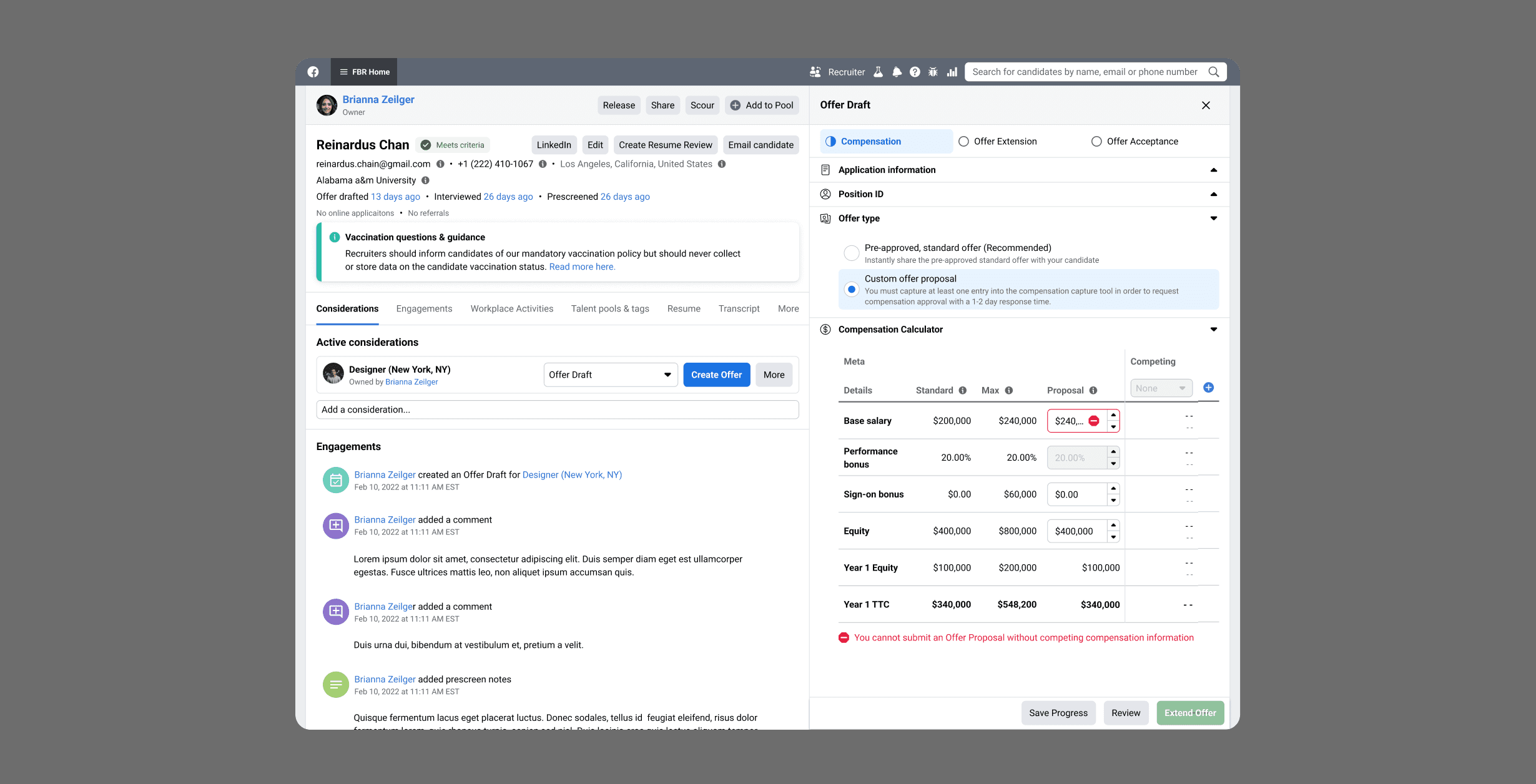 Offer Creation Flow — hero