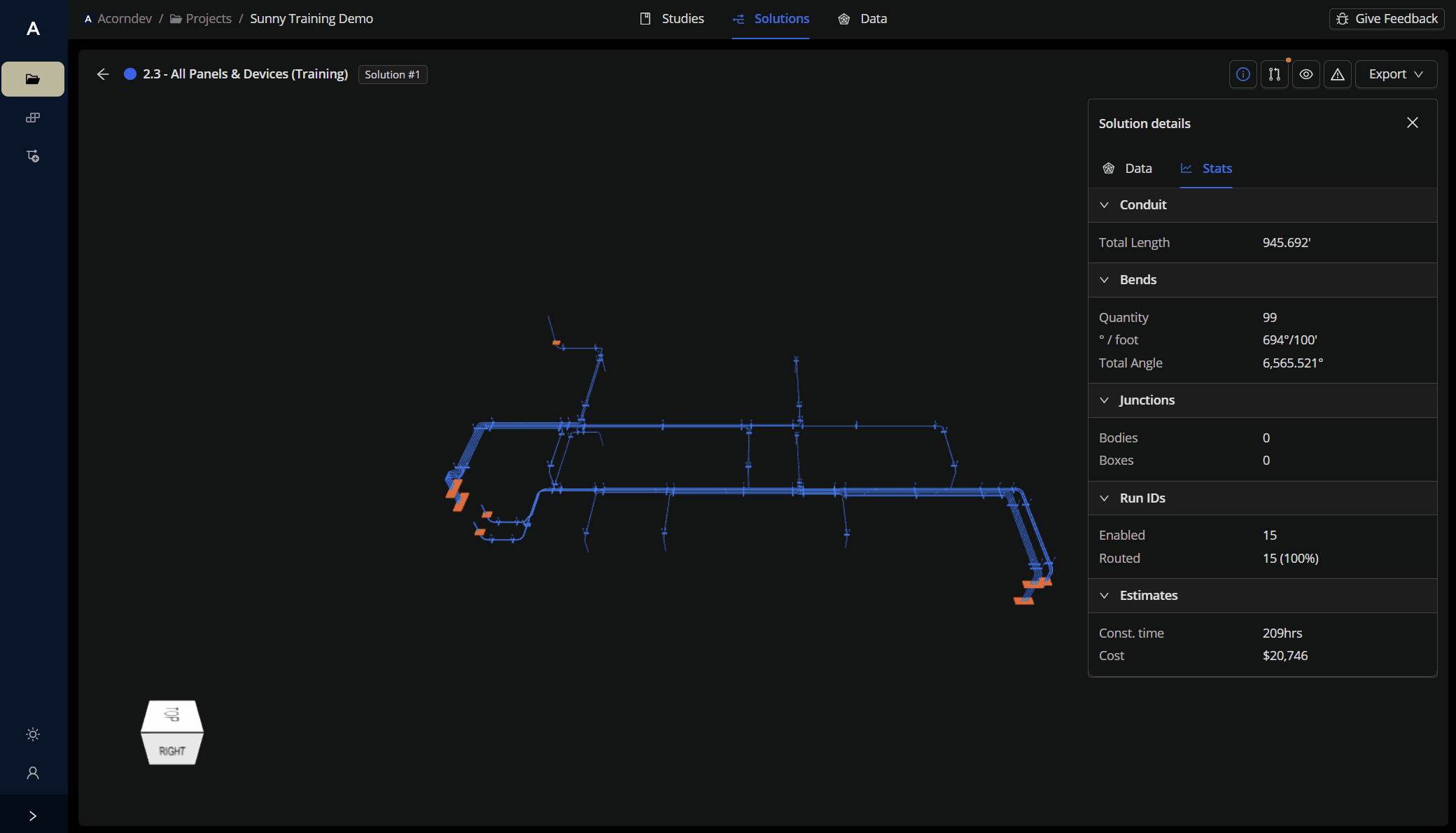 Error handling: from unintelligible text to errors visualised in space